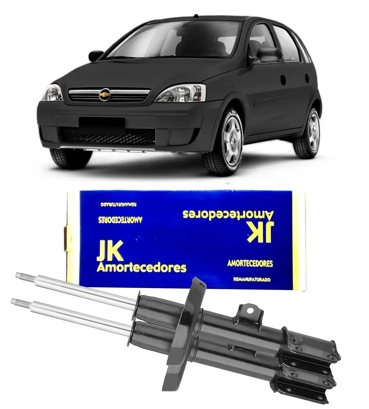 AMORTECEDOR DIANTEIRO CORSA 2002 A 2012 ( JG )