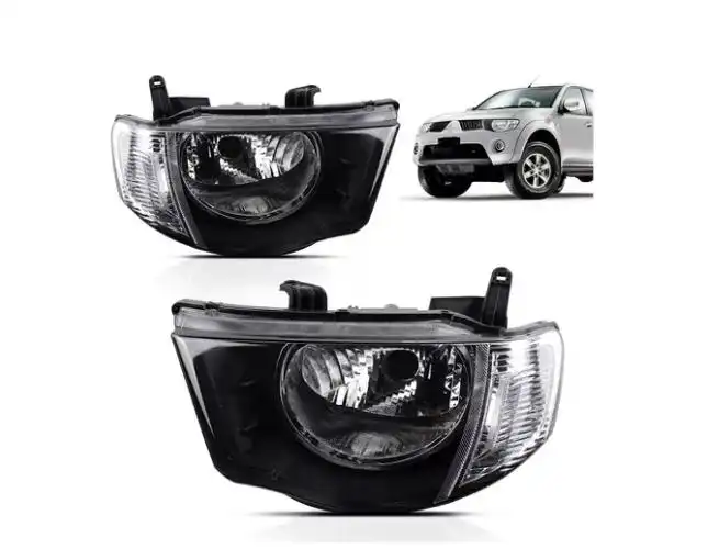 FAROL MITSUBSHI L-200 2008 A 2016 ESQUERDO PISCA CRISTAL