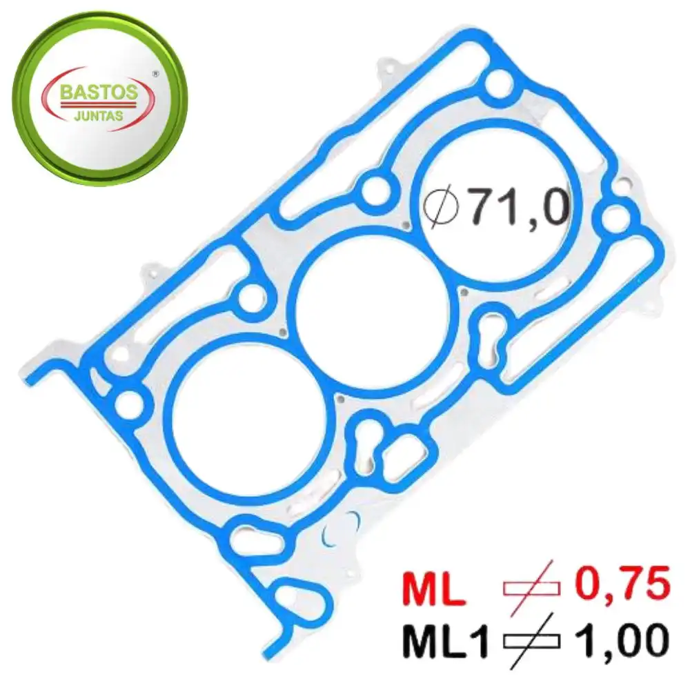 JUNTA CABECOTE UNO 1.0 6V 2016 A 2021 METAL
