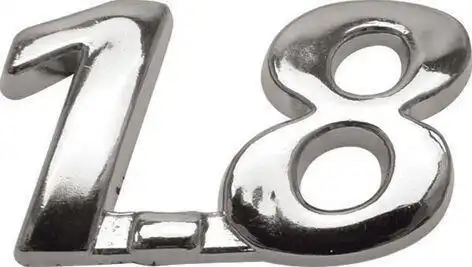 EMBLEMA 1.8 STILO 03/ CROMADO