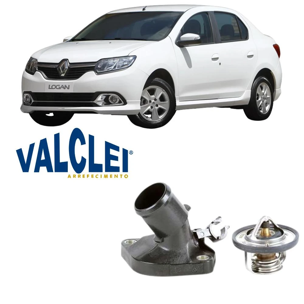 VALVULA TERMOSTATICA LOGAN 1.6 16V FLEX 2011 ACIMA