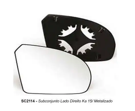 VIDRO ESPELHO KA 2015 EM DIANTE METALIZADO DIR