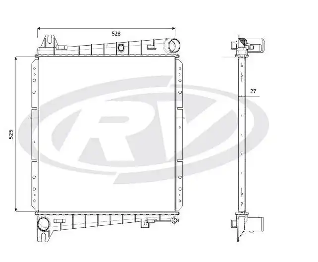 RADIADOR FORD RANGER 3.0 2005 A 2012