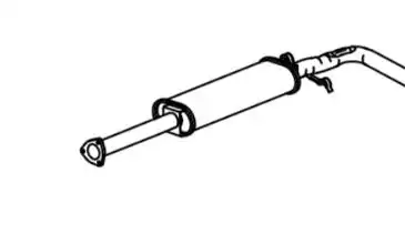 SILENC INTERM GOL GER III 1.0 8V SPECIAL (PESCOCO COMPRIDO)