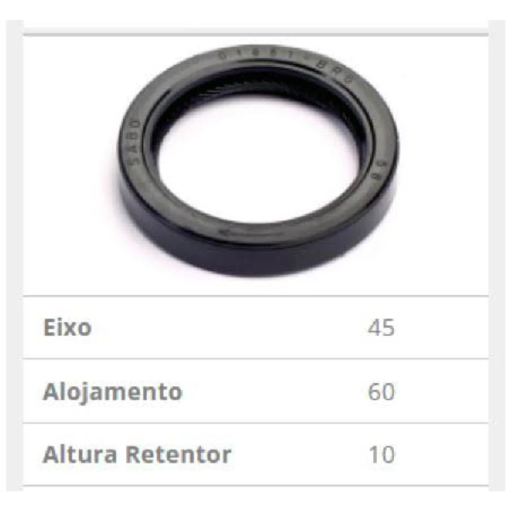RETENTOR PINHAO DIFERENCIAL CHEVETTE