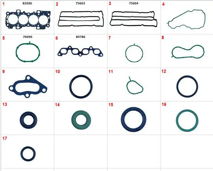 JUNTA MOTOR NEW FIESTA 1.6 16V 2011/ SIGMA SUPERIOR FIBRA