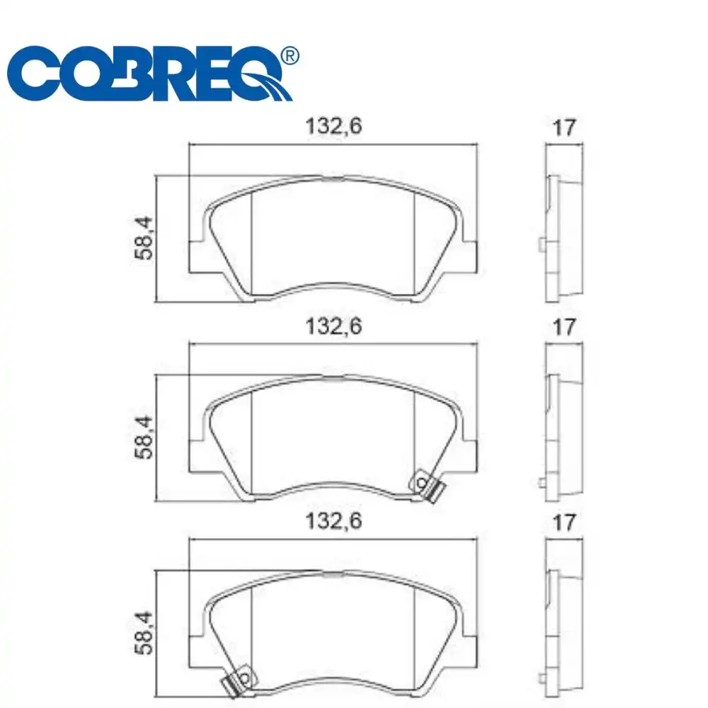 PASTILHA FREIO DIANTEIRA HB20 1.0 12V 2020 A 2025