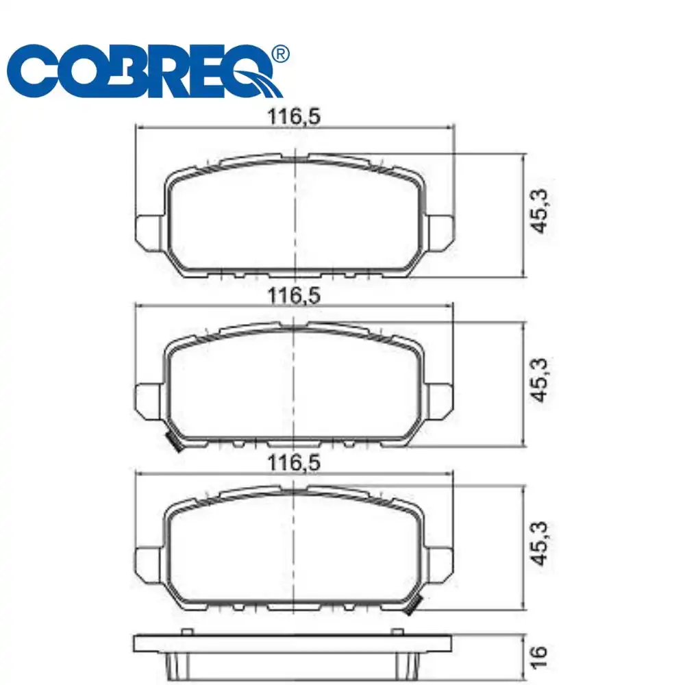 PASTILHA FREIO TRASEIRA HONDA HR-V 2015/