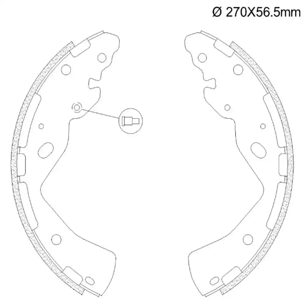 SAPATAS FREIO NISSAN FRONTIER 2.3 16V 2017 EM DIANTE