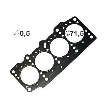 JUNTA CABECOTE PALIO 1.0 1.3 16V FIRE 2000 A 2003 CHAPA