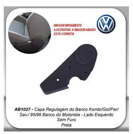 CAPA LATERAL BANCO GOL 95/96 ESQ EXT PRETA