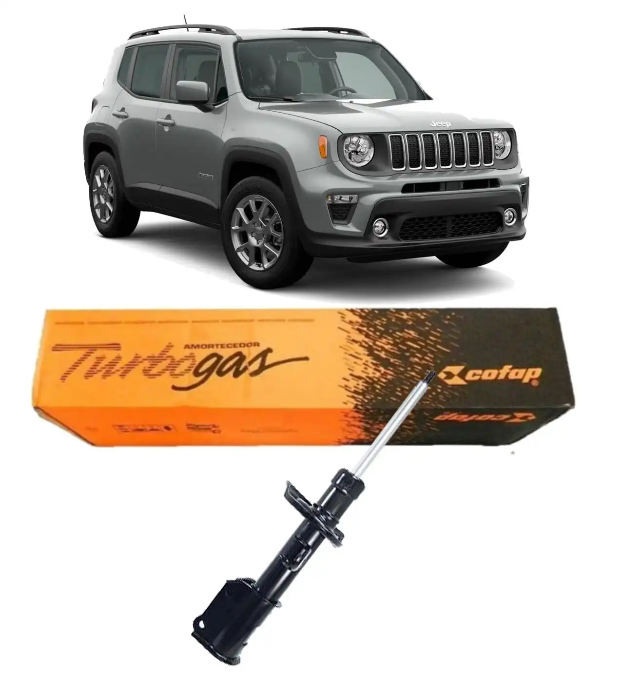 AMORTECEDOR DIANTEIRO RENEGADE AWD 4X4 2015 A 2021 DIREITO