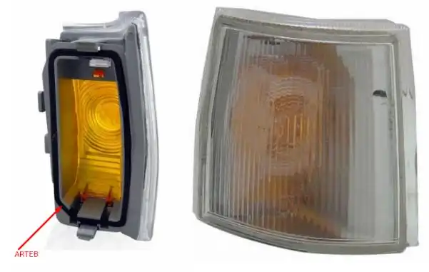 SINAL DIANT FT UNO 91/95 ESQ CRISTAL MOD ARTEB