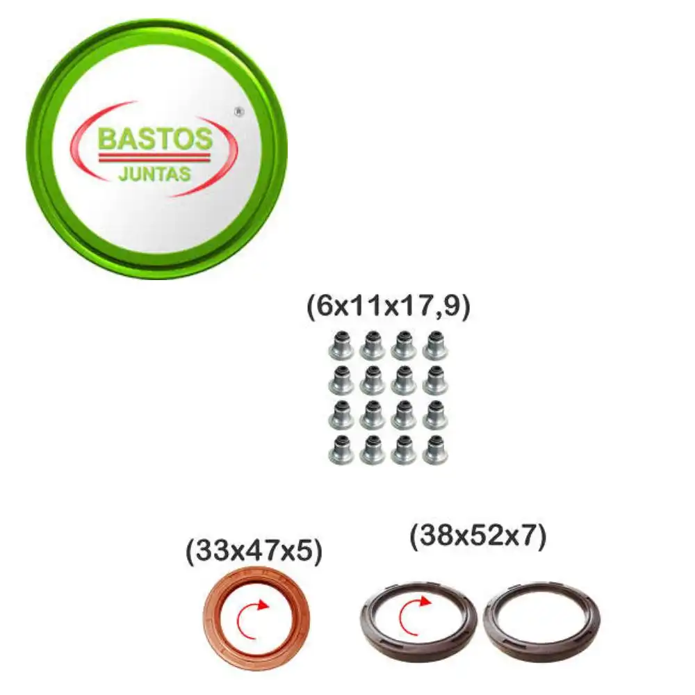 RETENTOR VALVULA FIESTA ZETEC 1.4 16V (KIT C/RET POLIAS)