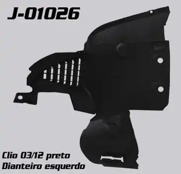 PROTETOR PARALAMA DIANT RENAULT CLIO 03/12 ESQ