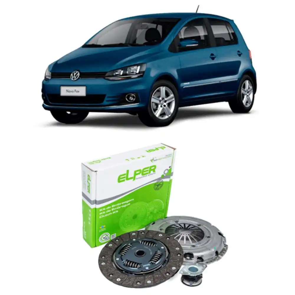 KIT EMBREAGEM FOX 1.6 16V EA211 2014 A 2021 COM ROLAMENTO