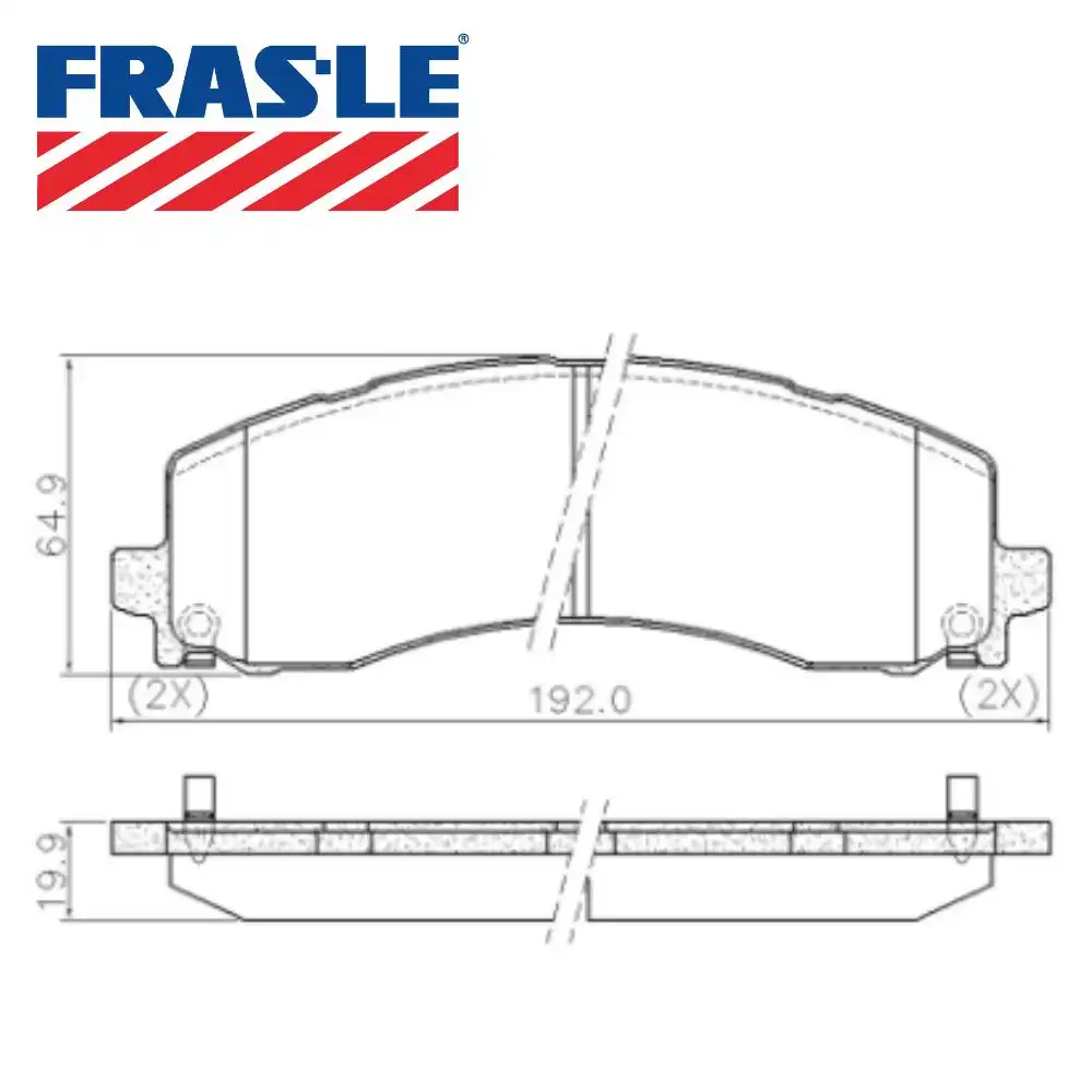 PASTILHA FREIO TRASEIRA RAM 2500 6.7 24V 2021 ACIMA