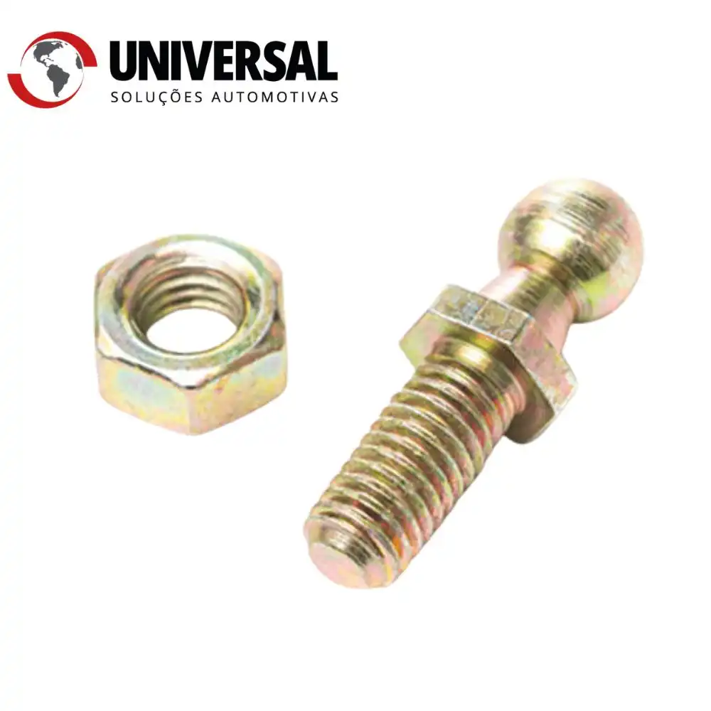 PINO PARAFUSO AMORTECEDOR TAMPA UNIVERSAL 8MM ESFERICO