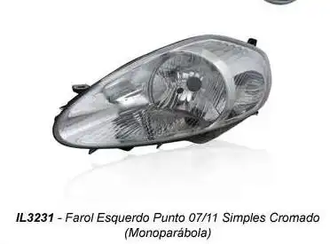 FAROL FIAT PUNTO 2007/ ESQ