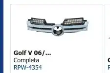 GRADE RADIADOR GOLF 07/ CINZA