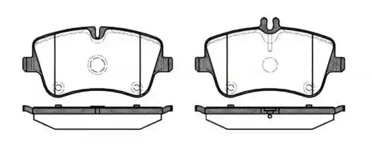 PASTILHA FREIO DIANTEIRA MERCEDES C180 2000 A 2007