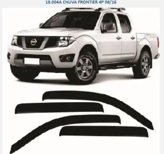 CALHA CHUVA NISSAN FRONTIER 08/16 4 PTAS