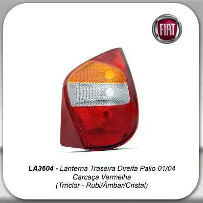 SINAL TRAS FIAT PALIO 2001 A 2003 DIR