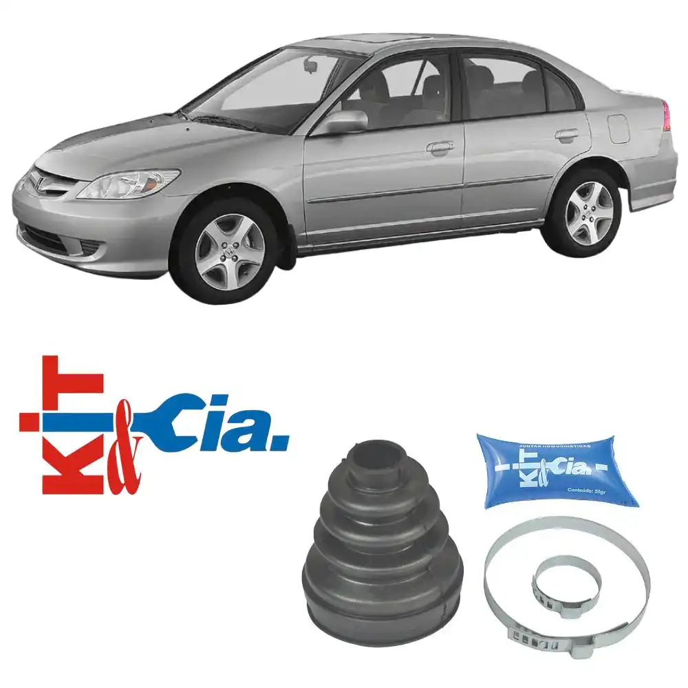SANFONA HOMOC HONDA CIVIC 2001 A 2006 LADO CAIXA