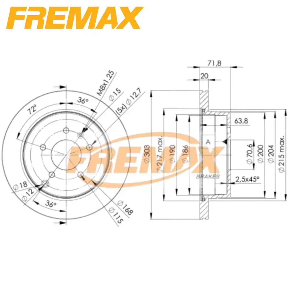 DISCO FREIO TRASEIRO CAPTIVA 2.4 16V 2009 A 2017 VENTILADO