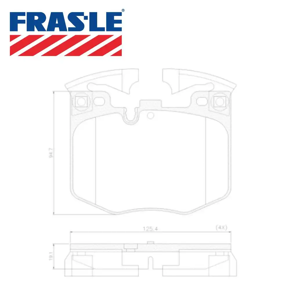 PASTILHA FREIO DIANTEIRA BMW 340I 3.0 24V 2020 A 2021 CERAMI