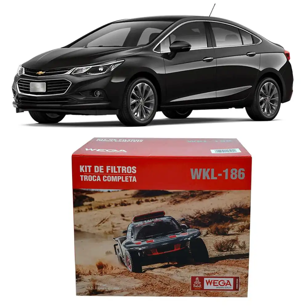 KIT FILTROS CRUZE 1.4 16V TURBO 2017 ACIMA
