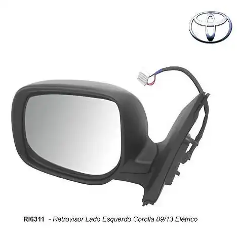 ESPELHO EXT TOYOTA COROLLA 2009 A 2013 ELETRICO ESQ