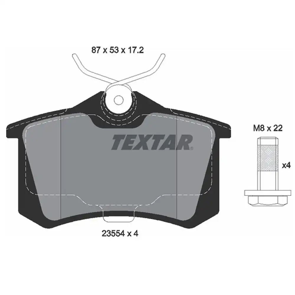 PASTILHA FREIO TRASEIRA GOLF 1.6 8V 2001 A 2014