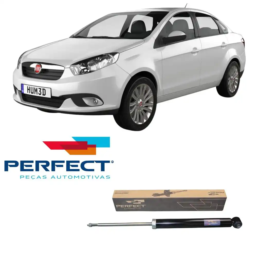 AMORTECEDOR TRASEIRO FIAT GRAND SIENA 2012 A 2018