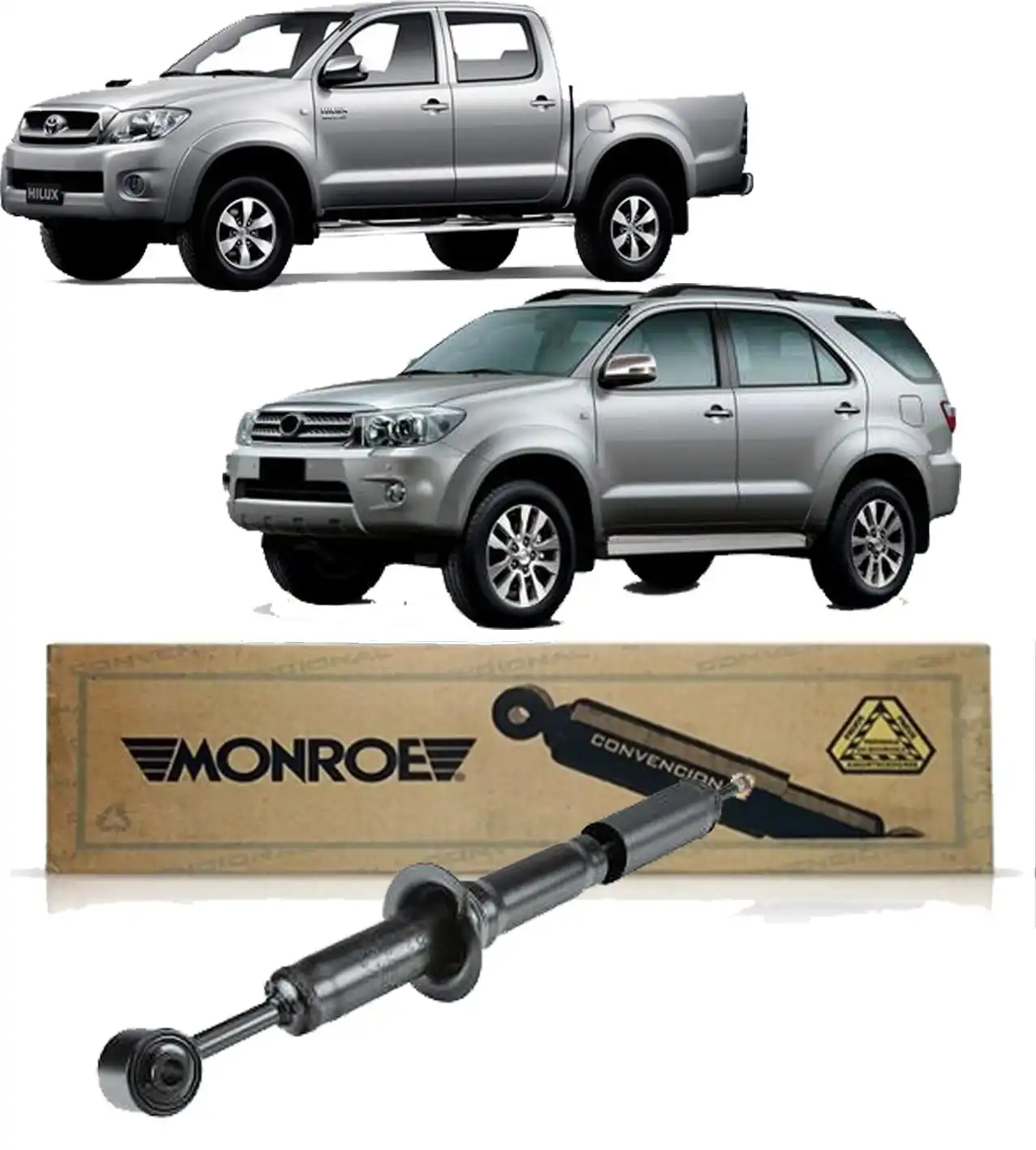 AMORTECEDOR DIANTEIRO TOYOTA HILUX PICK UP 2005 A 2021