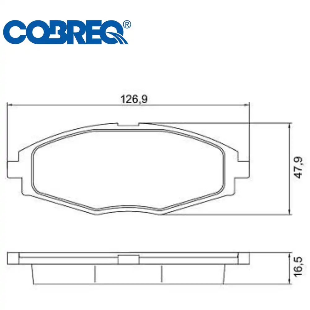 PASTILHA FREIO DIANTEIRA CHERY QQ 1.1 16V 2011 ACIMA