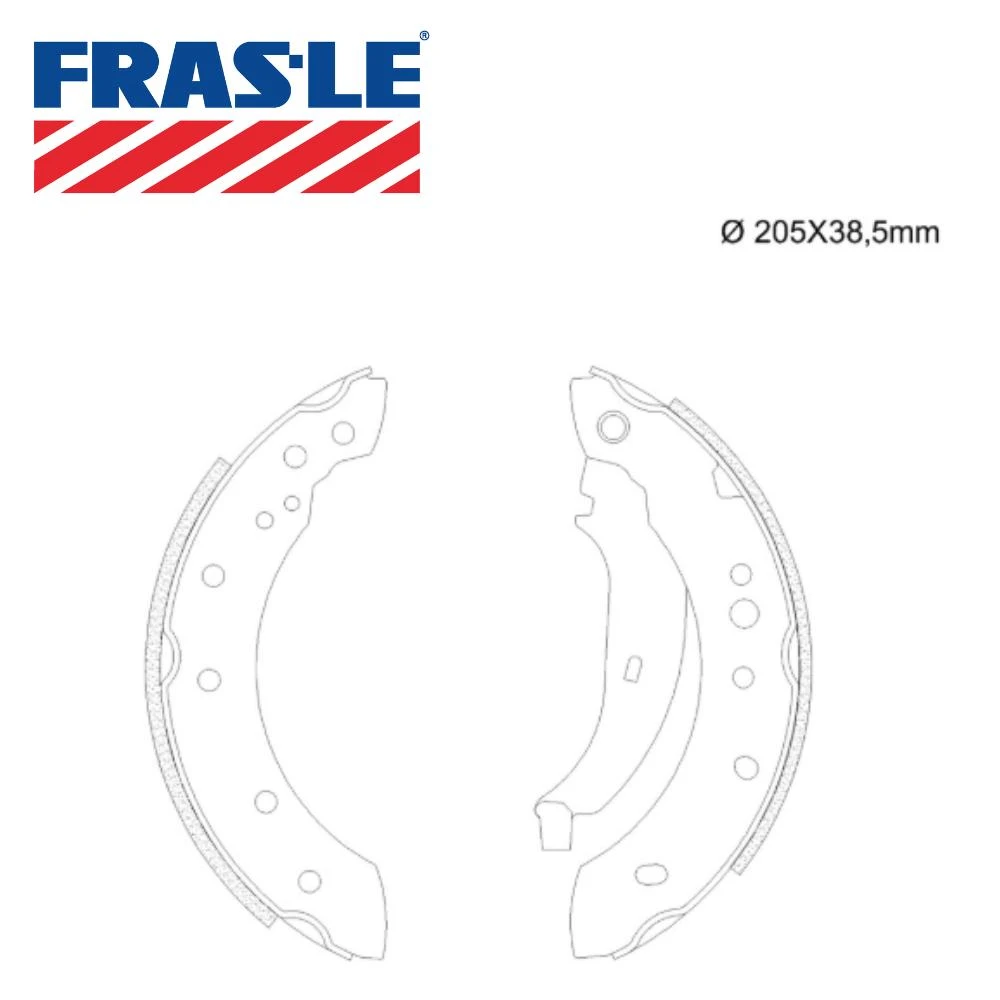 SAPATAS FREIO PEUGEOT 206 1.4 2005 A 2009