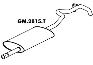 SILENC TRAS BLAZER 2.8 99/ 4.3 V6 99/ DIESEL
