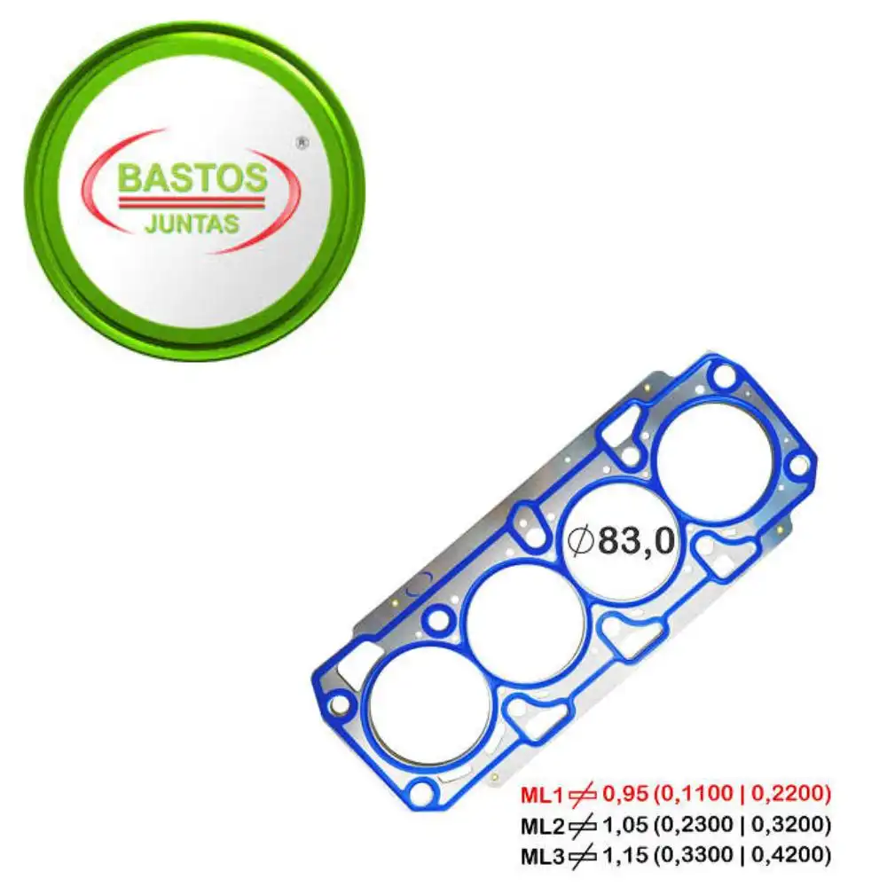 JUNTA CABECOTE TORO DIESEL 2.0 16V 2015 ACIMA 1 PIC METAL