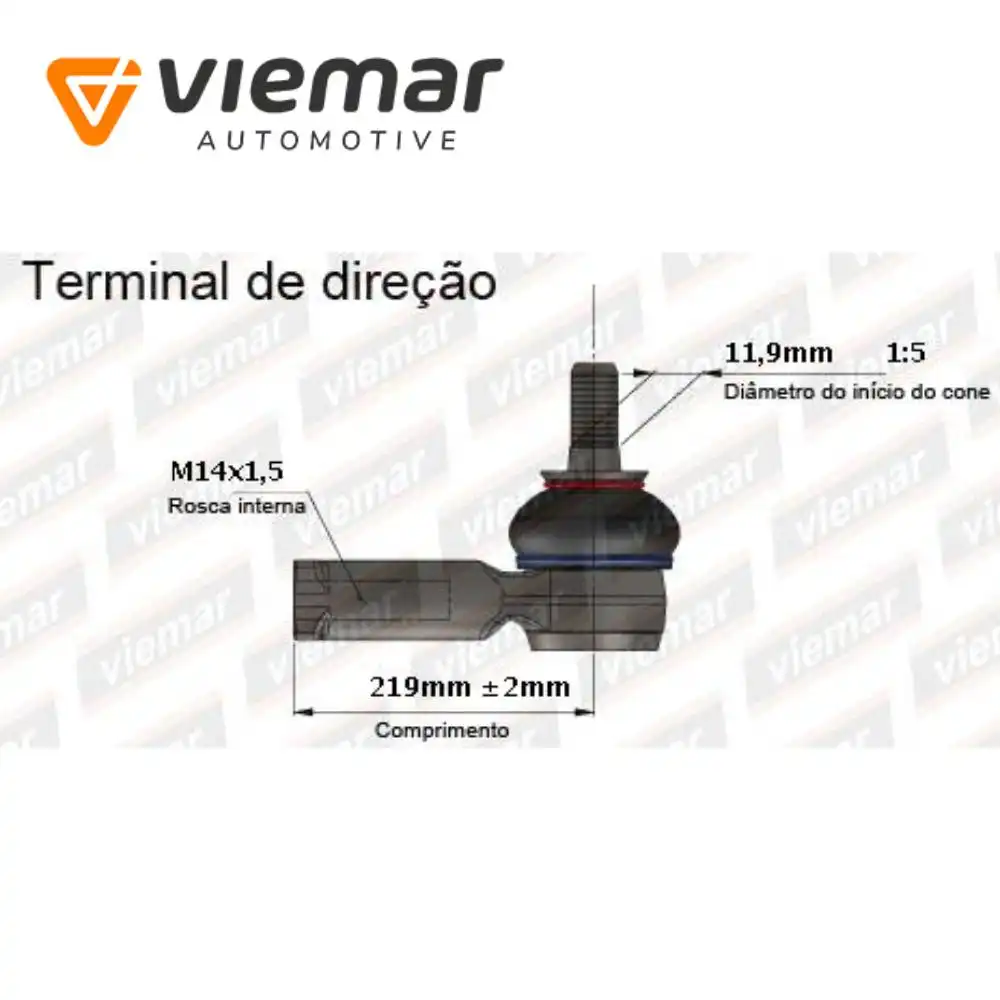 PONTEIRA DIRECAO RENAULT DUSTER 11/ OROCH CAPTUR ESQ