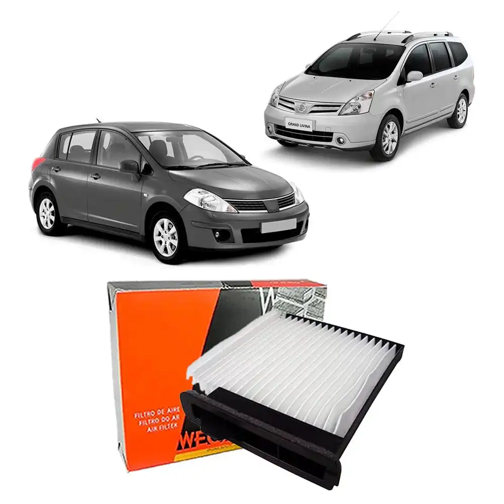FILTRO AR CABINE NISSAN TIIDA 1.8 FLEX 2009/