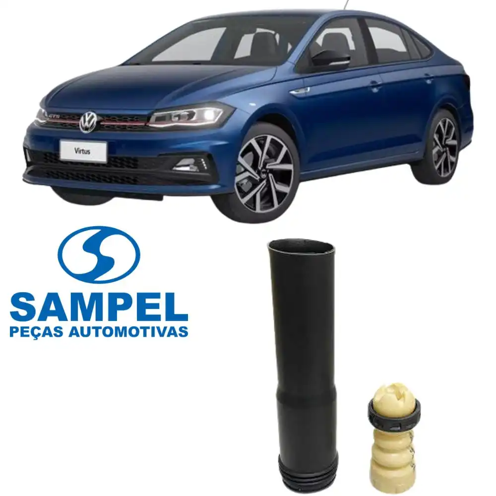 KIT AMORTECEDOR TRASEIRO VIRTUS 2018 ACIMA