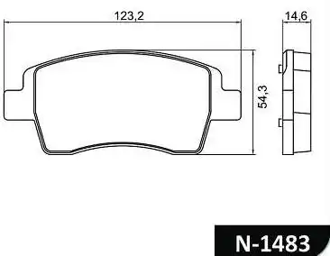 PASTILHA FREIO DIANTEIRA TOYOTA ETIOS 1.3 16V 2013/