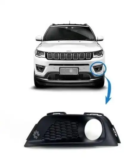 GRADE PARACHOQUE DIANT JEEP COMPASS 2017 A 2020 ESQUERDO