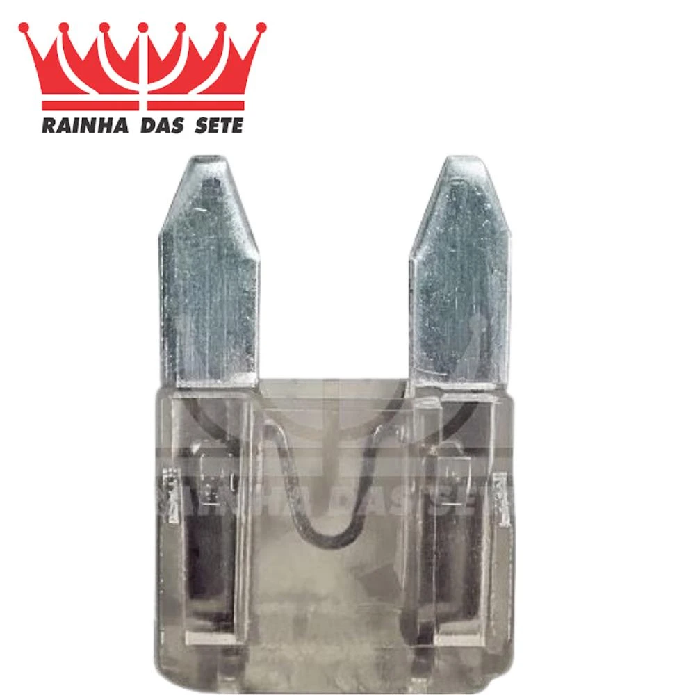 FUSIVEL MINI LAMINA CINZA 2 AMP UNIVERSAL COM 10