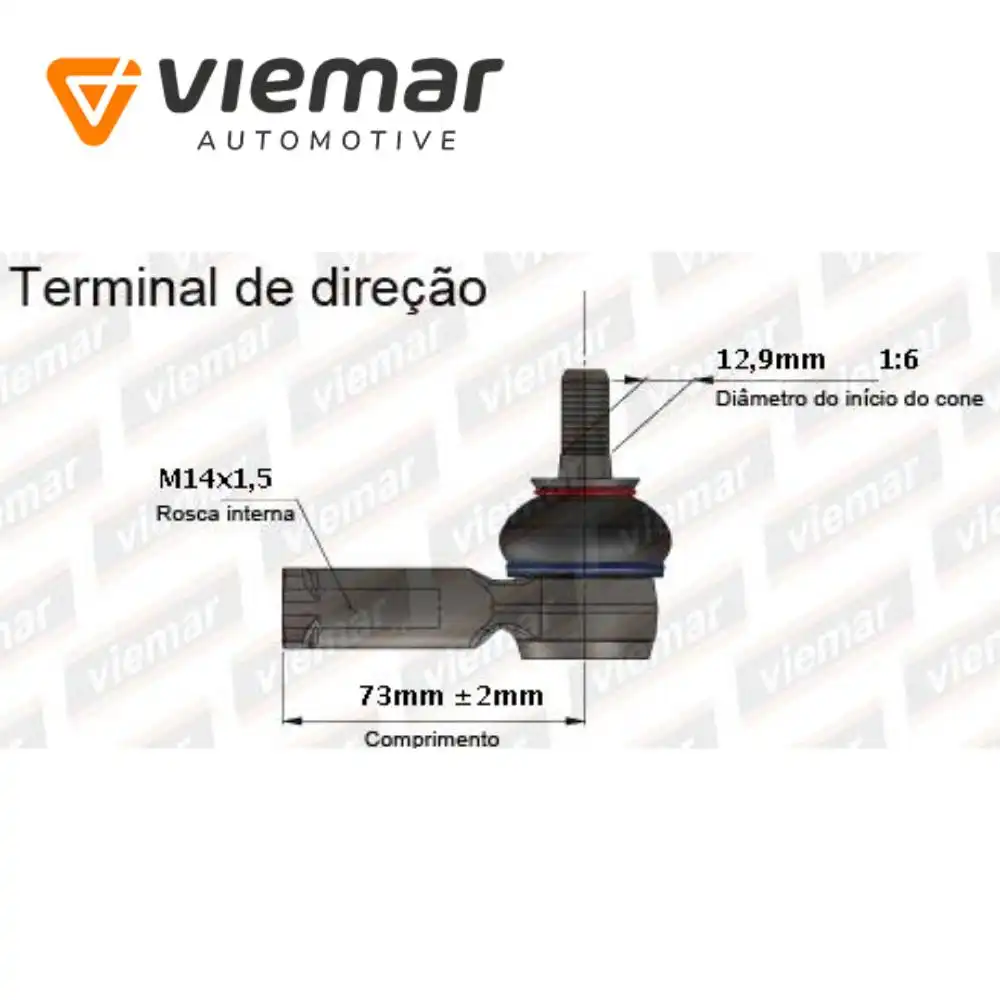 PONTEIRA DIRECAO TRACKER 1.8 2013 A 2017