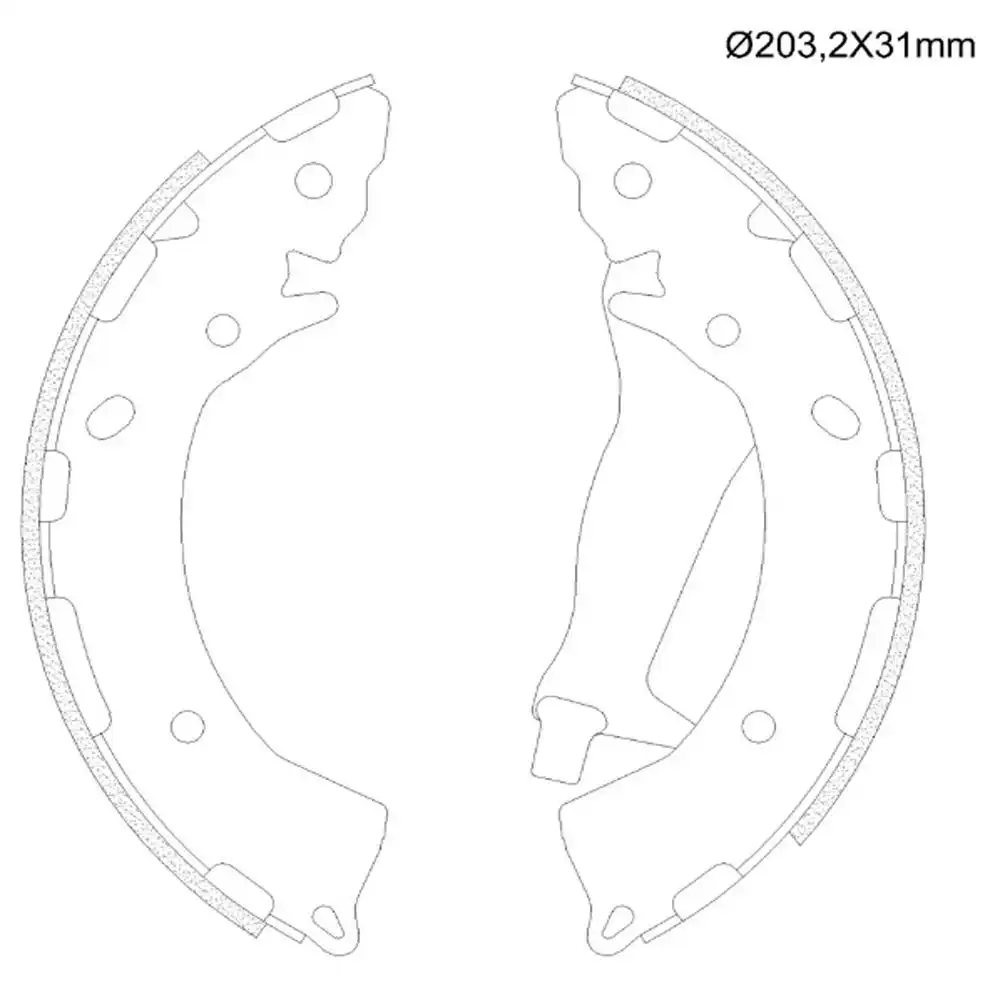 SAPATAS FREIO HYUNDAI ELANTRA 2.0 16V 2011 A 2016