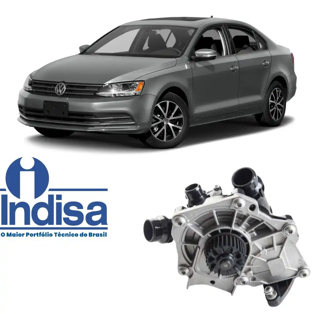 BOMBA DAGUA JETTA 2.0 16V 2012 A 2017 COMPLETA (MECANICA)