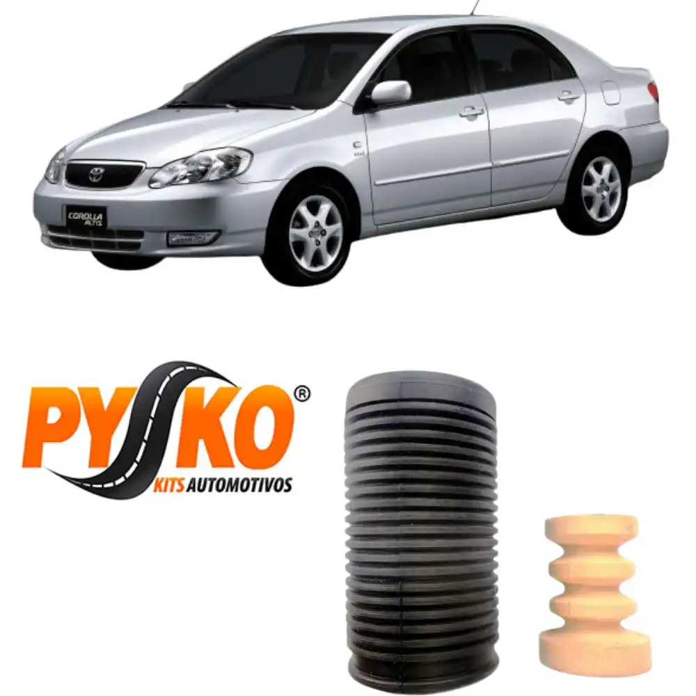 KIT AMORTECEDOR TRASEIRO TOYOTA COROLLA 1992 A 2001