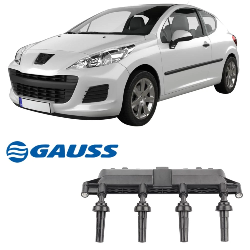 BOBINA INJ ELET PEUGEOT 206 306 307 1.4 8V 00/2005 COMPLET